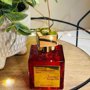 Maison Francis Kurkdjian Red and Gold Perfume Bottle